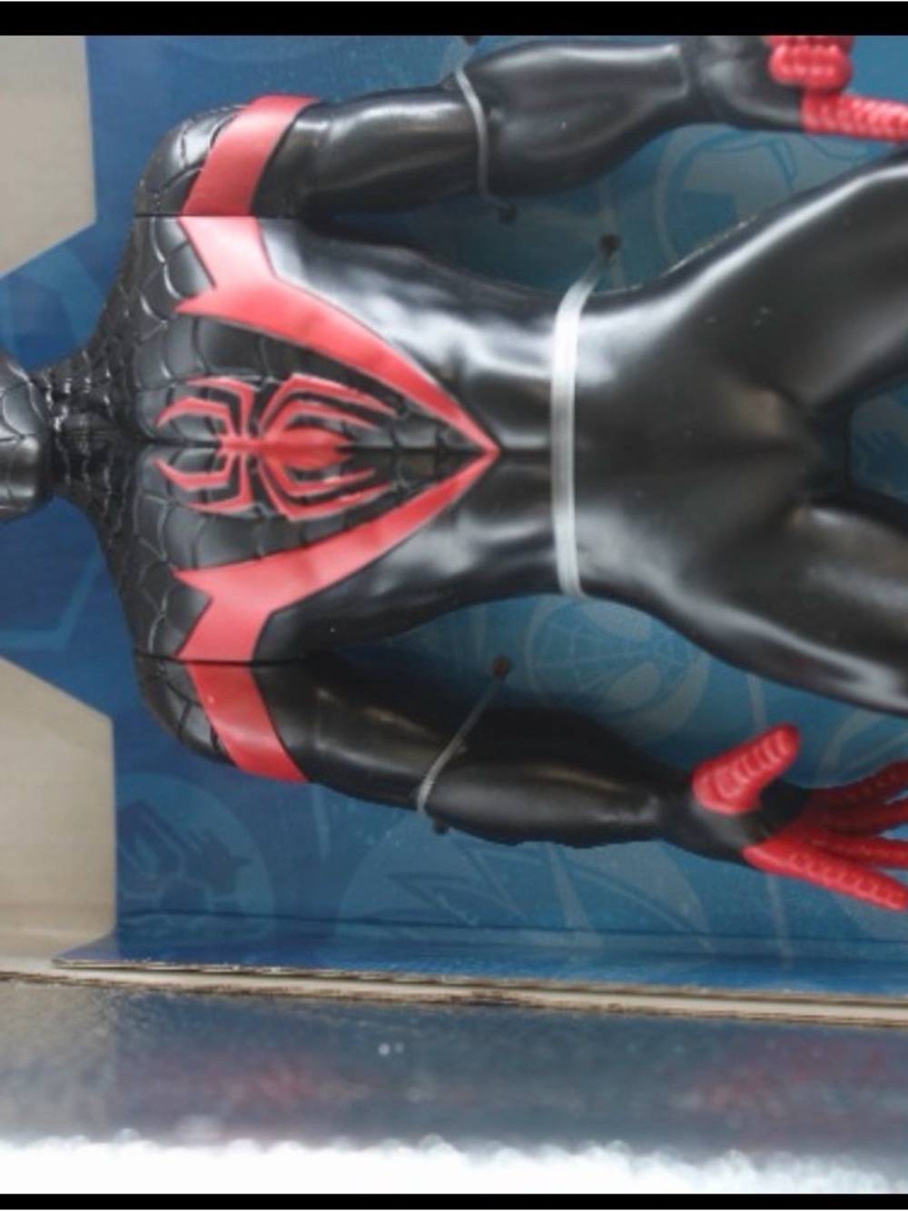 Black and Red Spider Hero Action Figure - Kids Playset